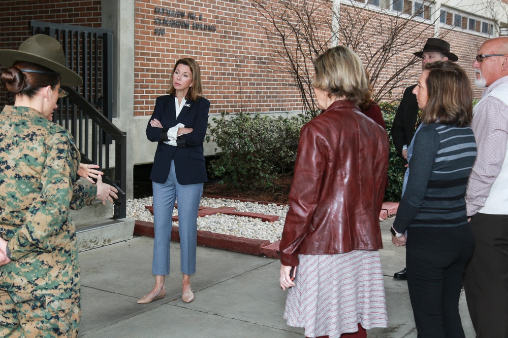 Assistant Commandant of the Marine Corps Visits Parris Island