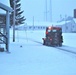 Contractors clear snow at Fort McCoy
