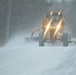 Contractors clear snow at Fort McCoy
