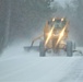 Contractors clear snow at Fort McCoy