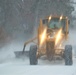 Contractors clear snow at Fort McCoy