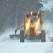 Contractors clear snow at Fort McCoy