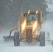 Contractors clear snow at Fort McCoy