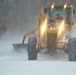 Contractors clear snow at Fort McCoy