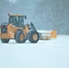 Contractors clear snow at Fort McCoy