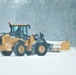 Contractors clear snow at Fort McCoy