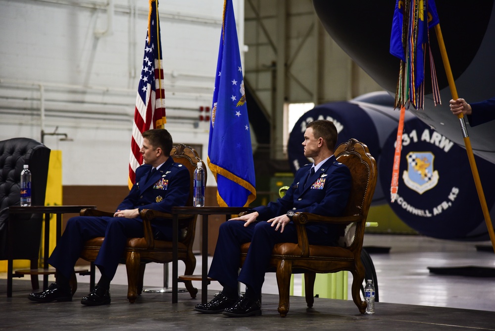 349th ARS Change of Command