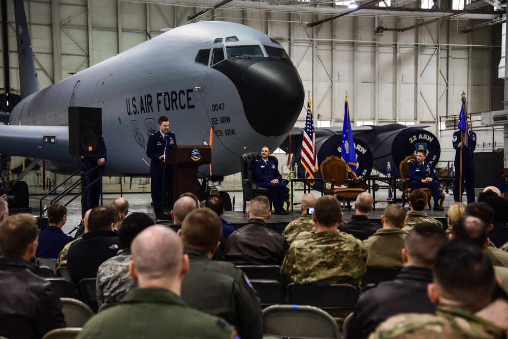 349th ARS Change of Command