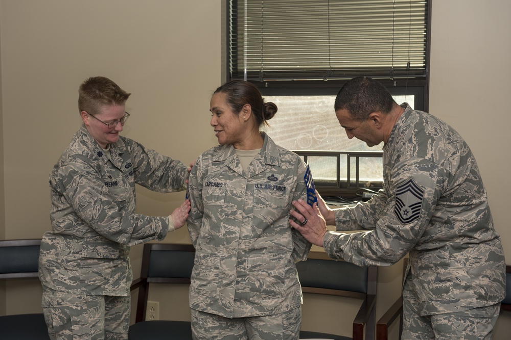 Senior Carcamo receives chief notification Senior Carcamo receives chief notification
