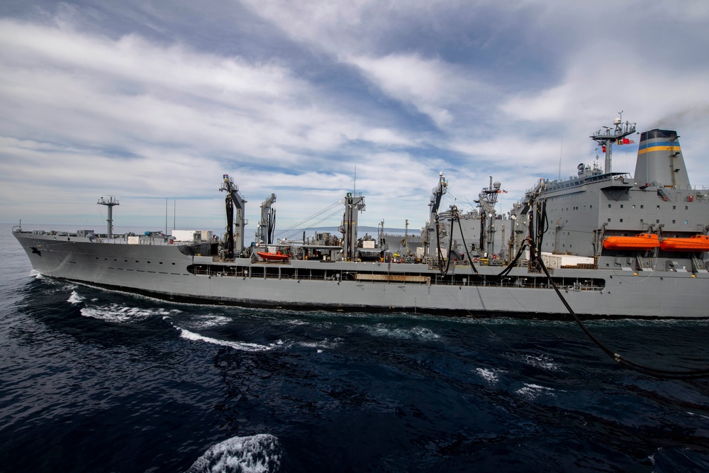 USS John P. Murtha Conducts Replenishment at Sea