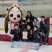 The &quot;Kings &amp; Princes&quot; team winning the Misawa Children's Ice Hockey Competition