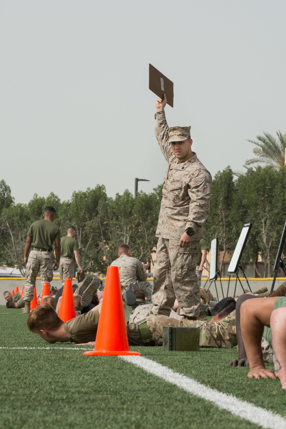 PT Competition with British Royal Marines