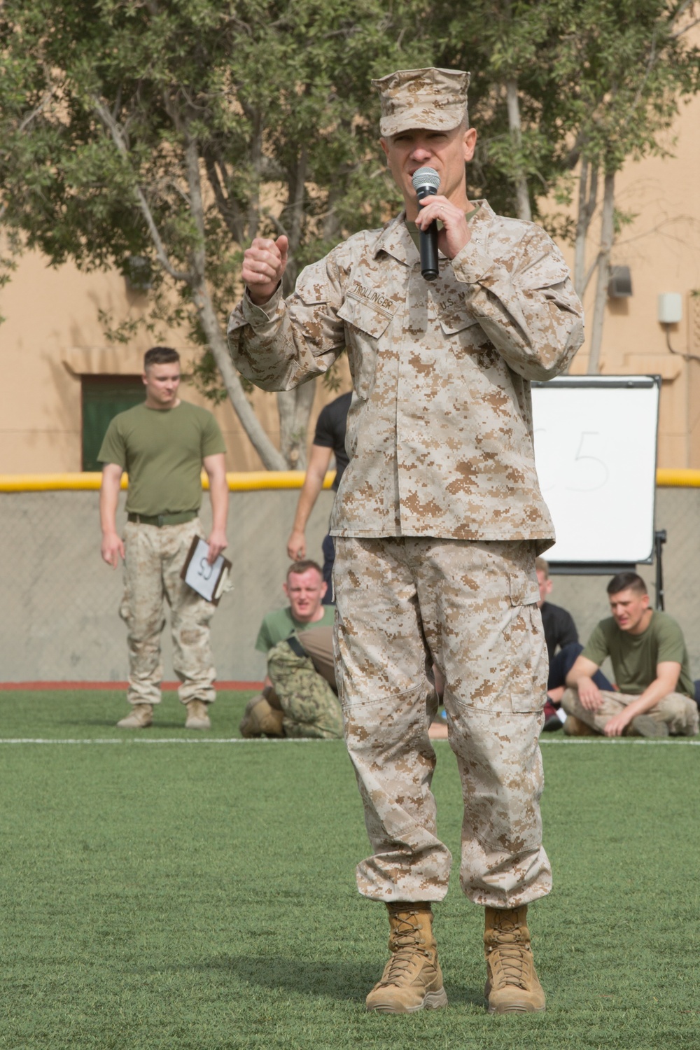 PT Competition with British Royal Marines