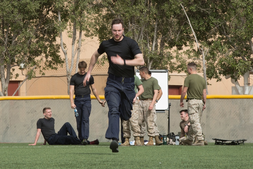 PT Competition with British Royal Marines