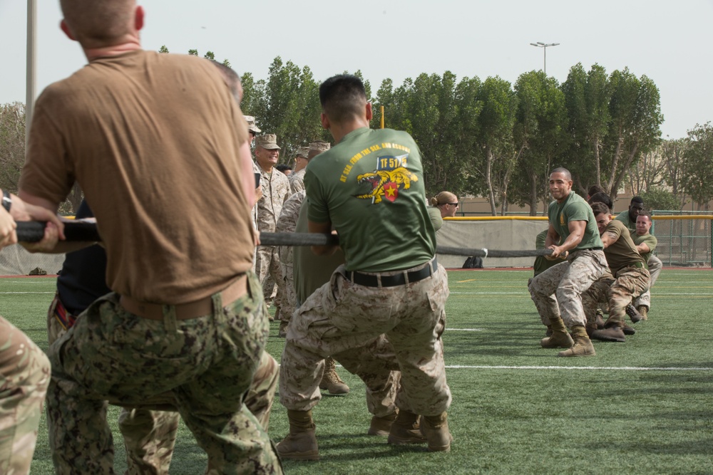 PT Competition with British Royal Marines