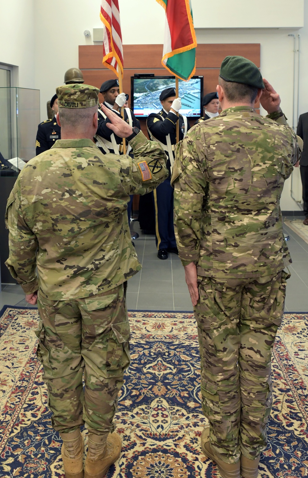 Hungarian Senior Leaders visit U.S. Army Europe Headquarters