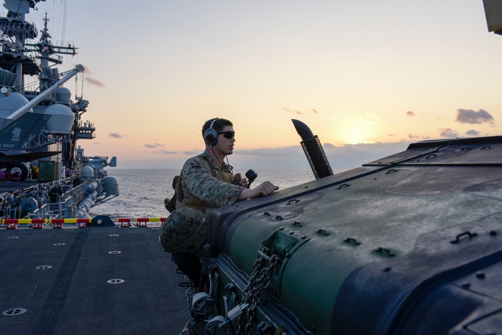 USS WASP (LHD 1) OPERATIONS AT SEA