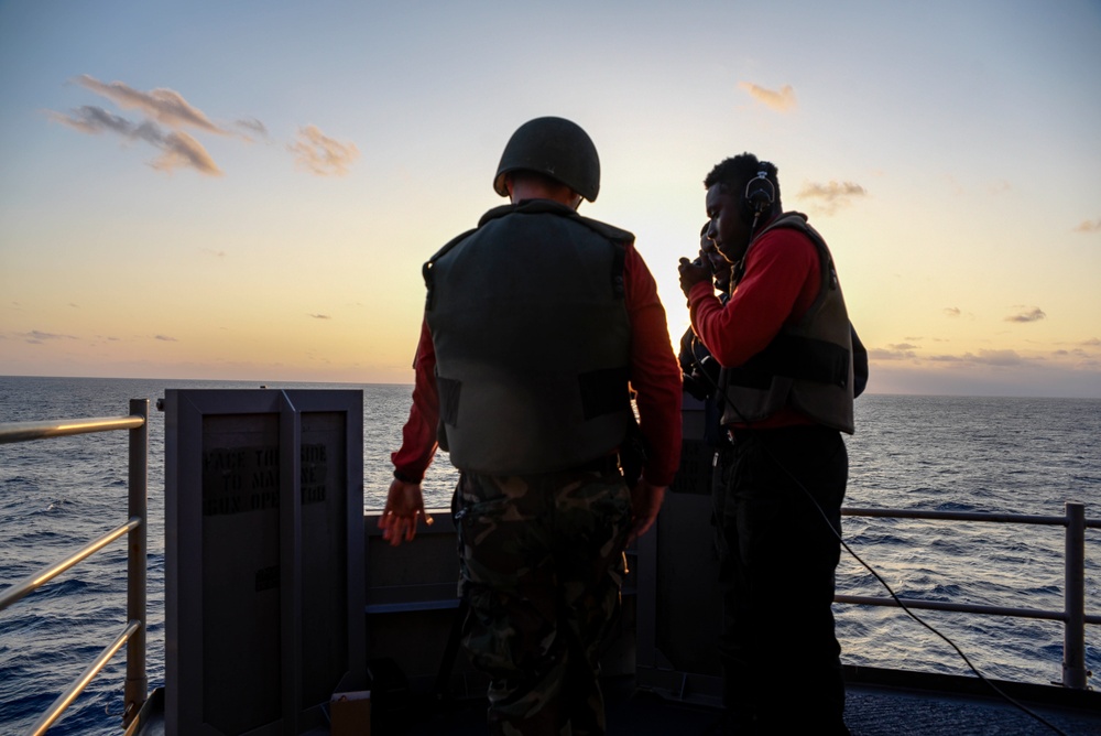 USS WASP (LHD 1) OPERATIONS AT SEA