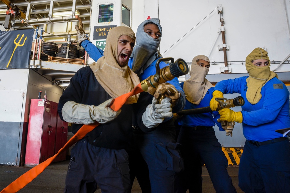 USS WASP (LHD 1) OPERATIONS AT SEA