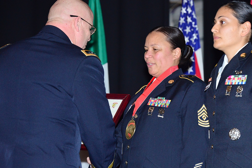 Sergeant Morales Club Induction Ceremony