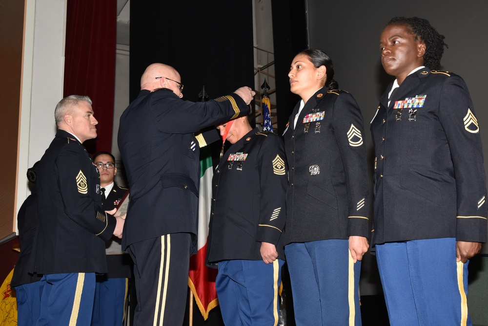 Sergeant Morales Club Induction Ceremony