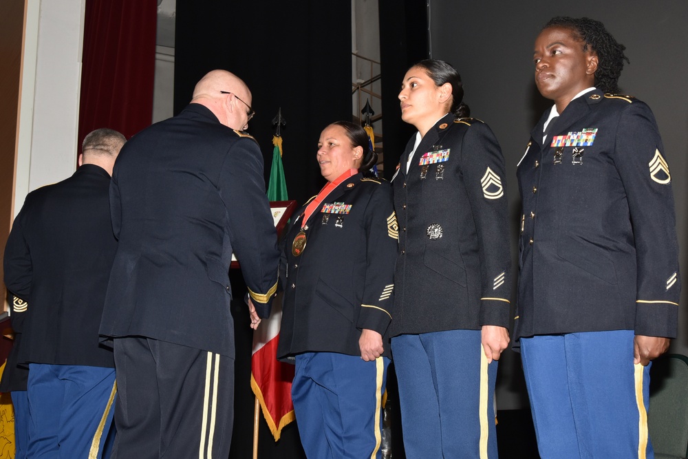 Sergeant Morales Club Induction Ceremony