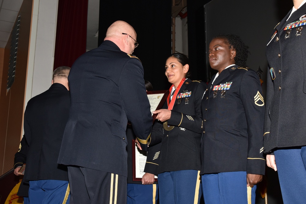 Sergeant Morales Club Induction Ceremony