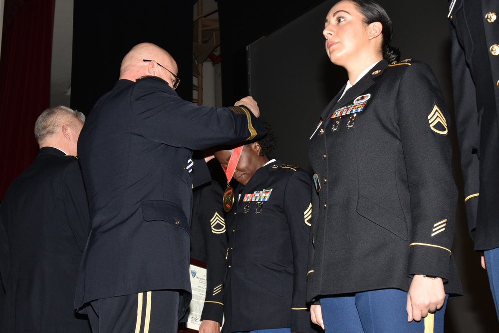 Sergeant Morales Club Induction Ceremony