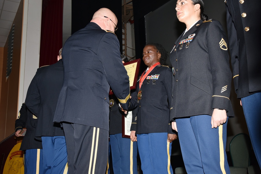 Sergeant Morales Club Induction Ceremony