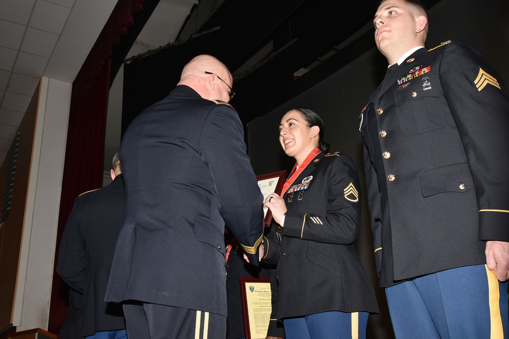 Sergeant Morales Club Induction Ceremony