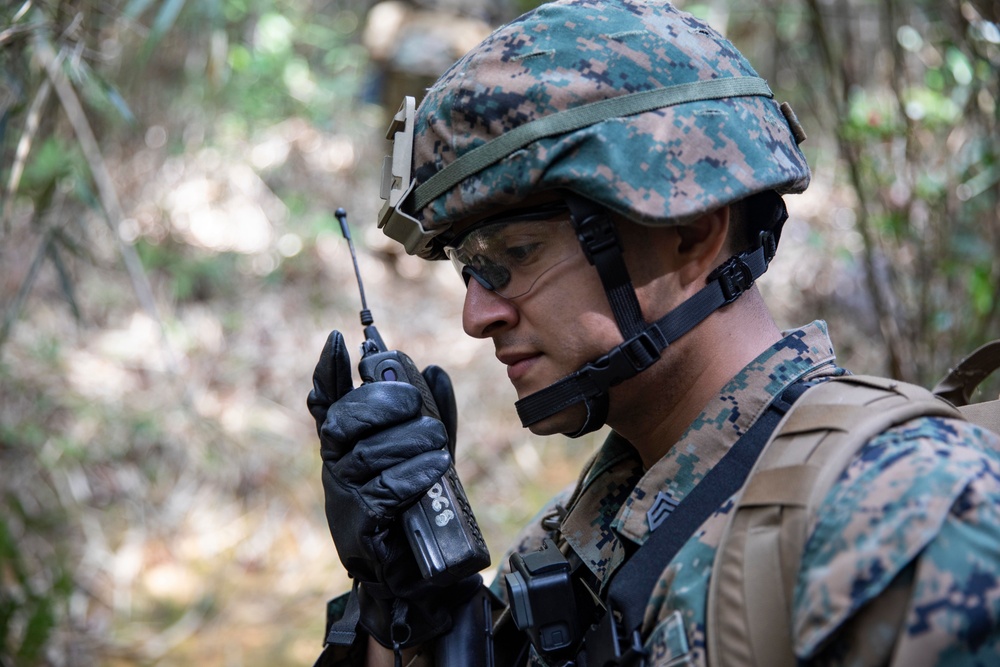 Search and rappel | 3rd MLG Marines complete JWTC land navigation, rappel courses