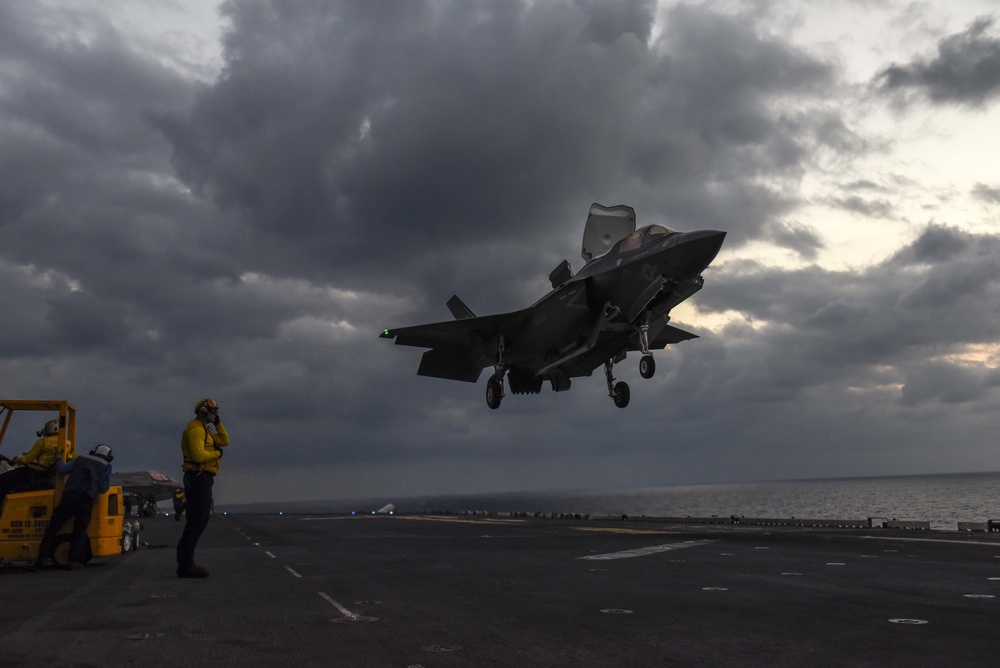 USS WASP (LHD 1) OPERATIONS AT SEA