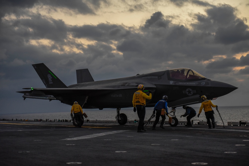 USS WASP (LHD 1) OPERATIONS AT SEA