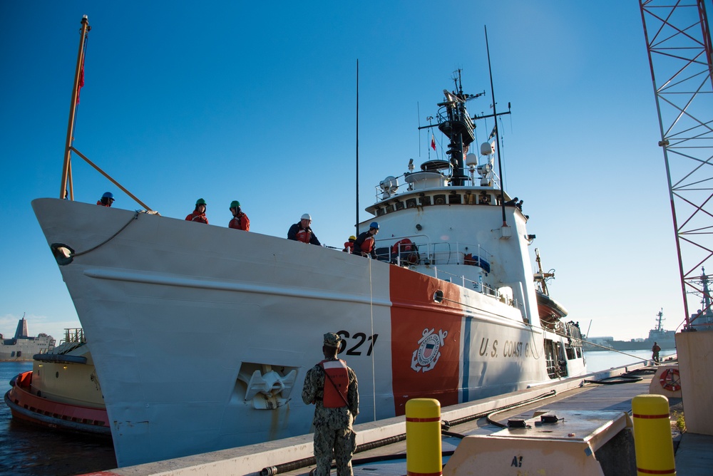 Coast Guard Cutter Valiant crew returns home following counter-drug patrol in the Caribbean Sea