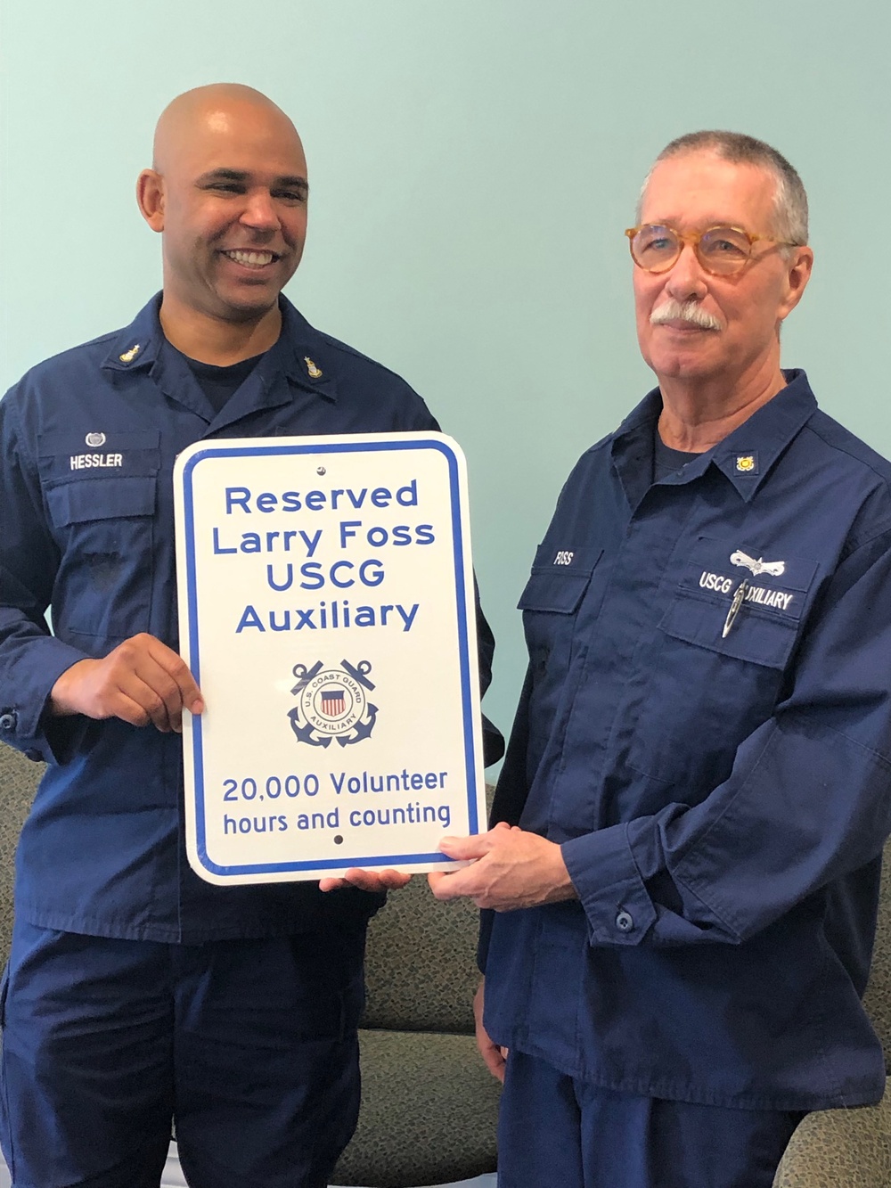 Coast Guard honors Chatham Auxiliarist for 20,000 hours of volunteer service