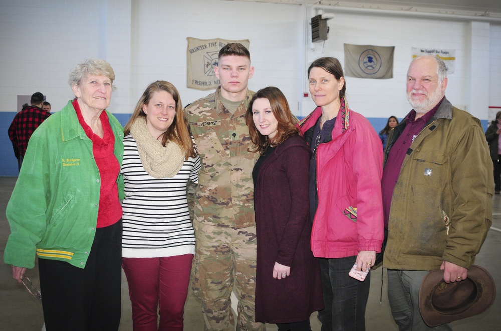 B Company, 1-114th Infantry Regiment, 44th Infantry Brigade Combat Team Farewell Ceremony