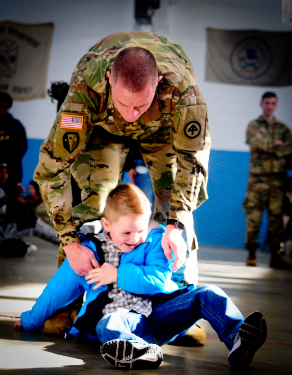 B Company, 1-114th Infantry Regiment, 44th Infantry Brigade Combat Team Farewell Ceremony