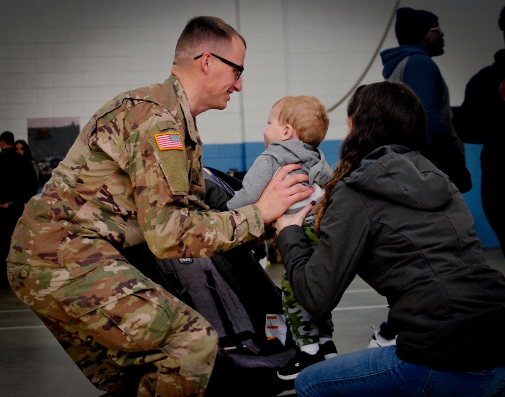 B Company, 1-114th Infantry Regiment, 44th Infantry Brigade Combat Team Farewell Ceremony