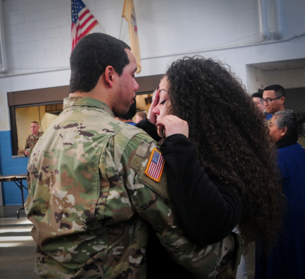 B Company, 1-114th Infantry Regiment, 44th Infantry Brigade Combat Team Farewell Ceremony