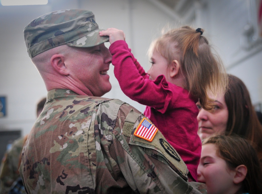 B Company, 1-114th Infantry Regiment, 44th Infantry Brigade Combat Team Farewell Ceremony