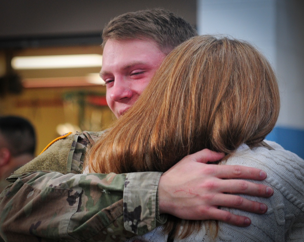 B Company, 1-114th Infantry Regiment, 44th Infantry Brigade Combat Team Farewell Ceremony