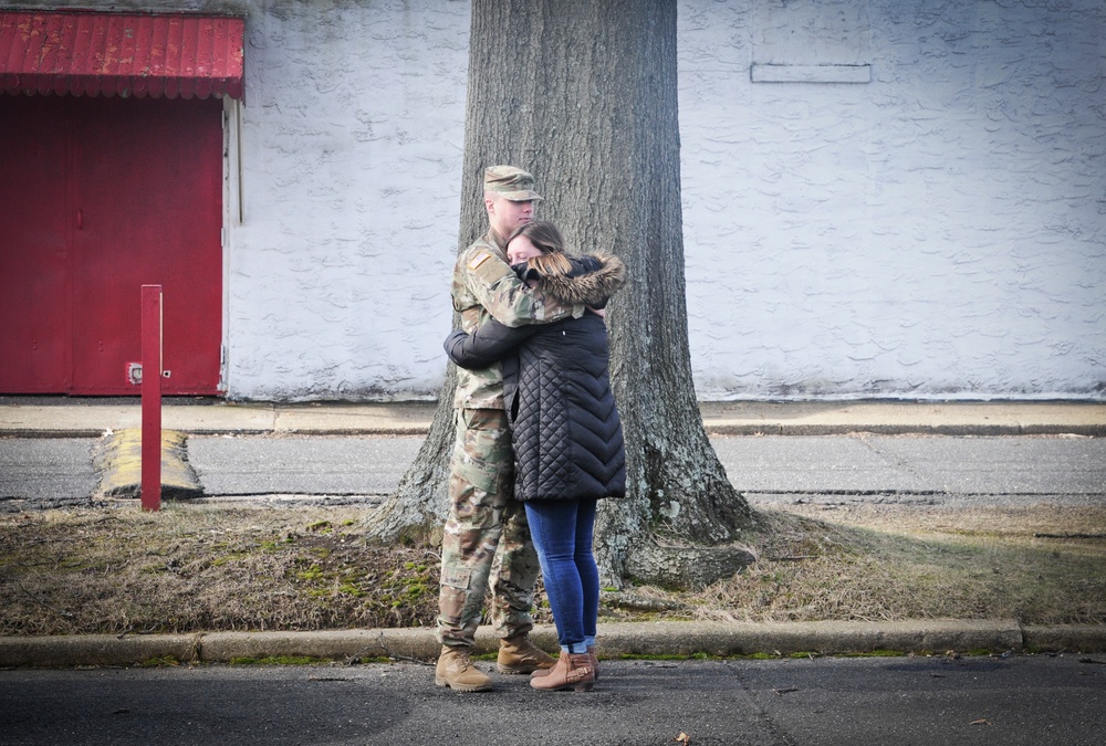 B Company, 1-114th Infantry Regiment, 44th Infantry Brigade Combat Team Farewell Ceremony