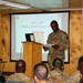 Task Force Cavalier Headquarters and Headquarters Company Commander conducts Safety Stand-Down Briefing at Camp Taji, Iraq
