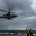 USS Arlington Commanding Officer, Marines take flight in Hueys and Cobras