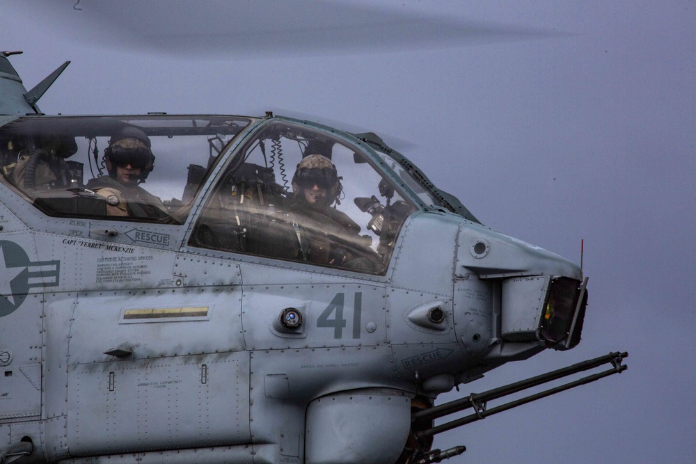 USS Arlington Commanding Officer, Marines take flight