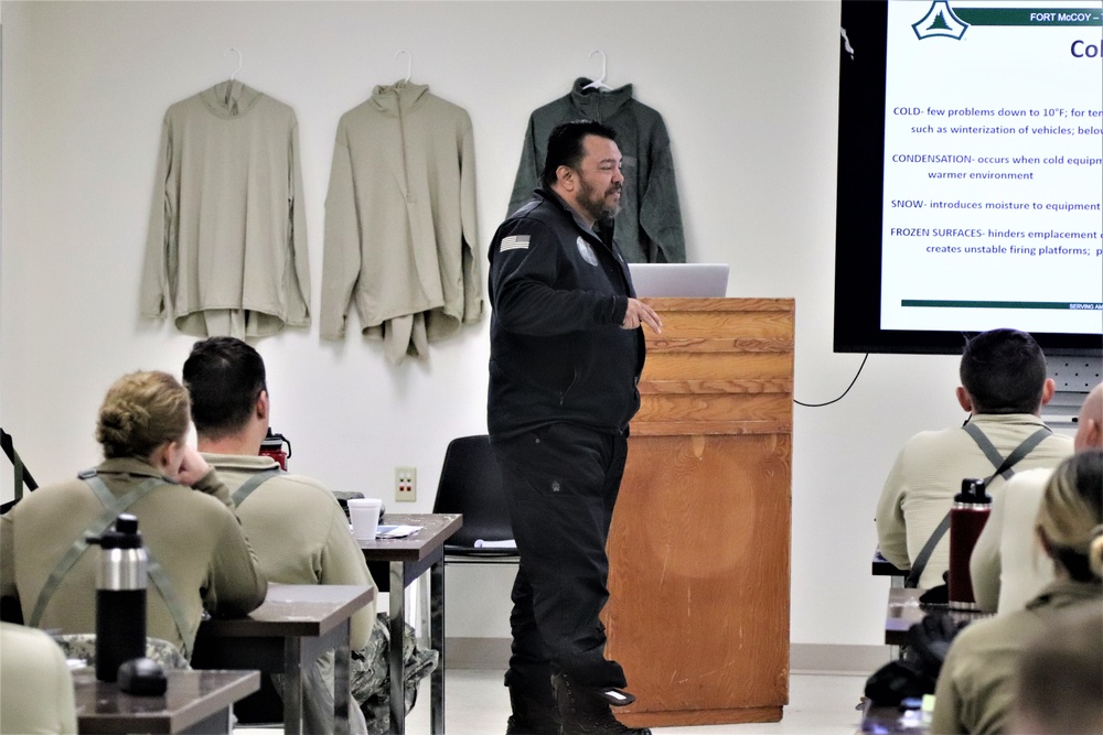 Cold-Weather Operations Course students learn how to prevent cold-weather injuries during Fort McCoy training