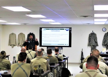 Cold-Weather Operations Course students learn how to prevent cold-weather injuries during Fort McCoy training