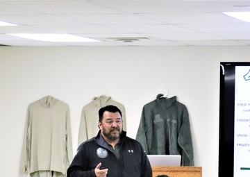 Cold-Weather Operations Course students learn how to prevent cold-weather injuries during Fort McCoy training
