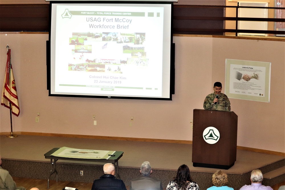 2019 Garrison Commander Workforce Briefings held at Fort McCoy