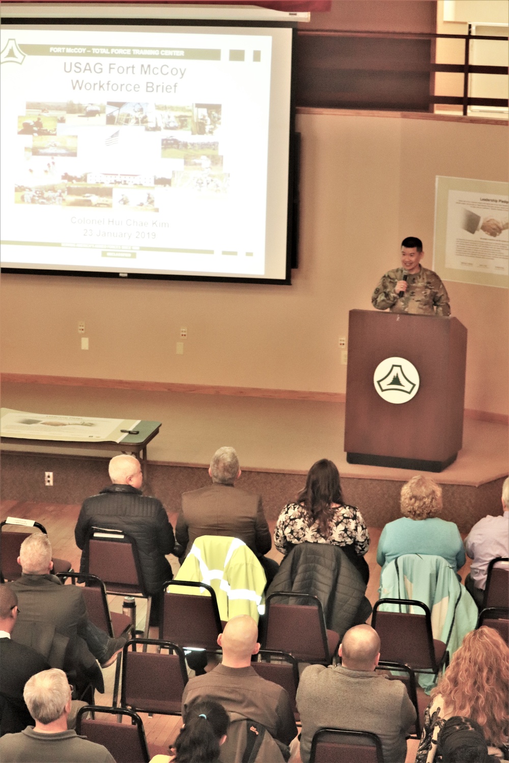 2019 Garrison Commander Workforce Briefings held at Fort McCoy